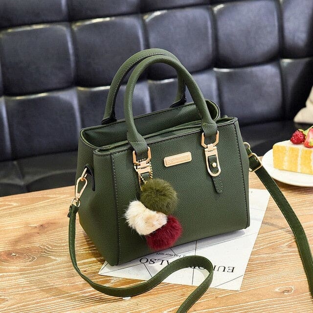 Bolsa Feminina Couro Versailles - Verde - Vizzio Bags