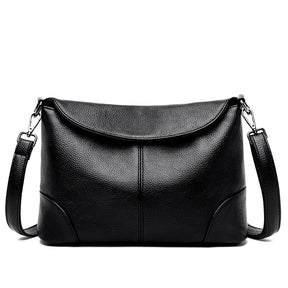 Bolsa Feminina de Couro Rússia - Preto - Vizzio Bags