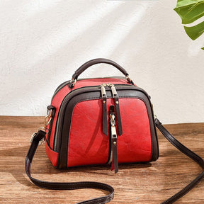 Bolsa Feminina San Couro - Vermelha - Vizzio Bags