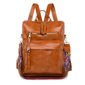 Mochila Feminina Roma - Marrom - Vizzio Bags